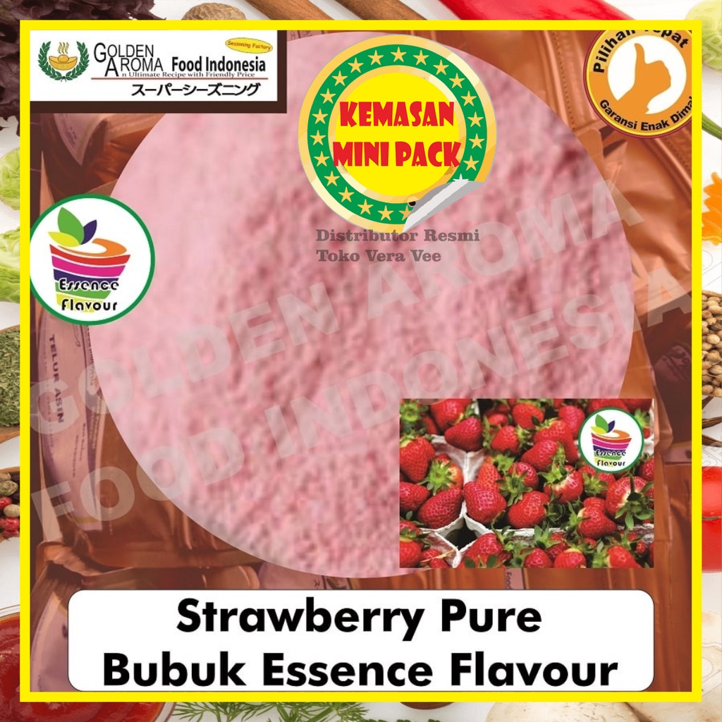 

Bubuk Strawberry 50Gr Tepung Essen Flavor Ekstrak Strawberry Powder Murah Premium Aneka Instan Asli Enak Terbaik Essence Flavour Extract Halal Murni Original Grosir Bukan 100Gr 100 Gram