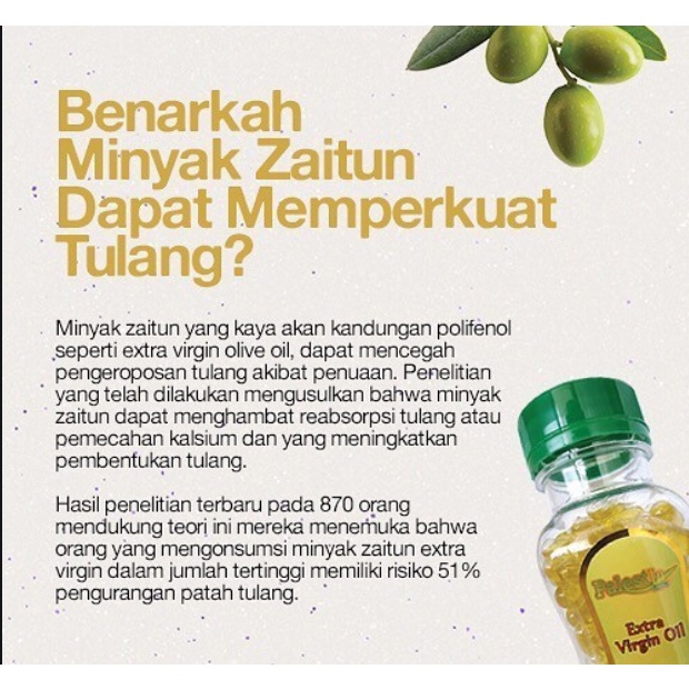 Zaitun PalestIn 100 kapsul | Extra Virgin Oil