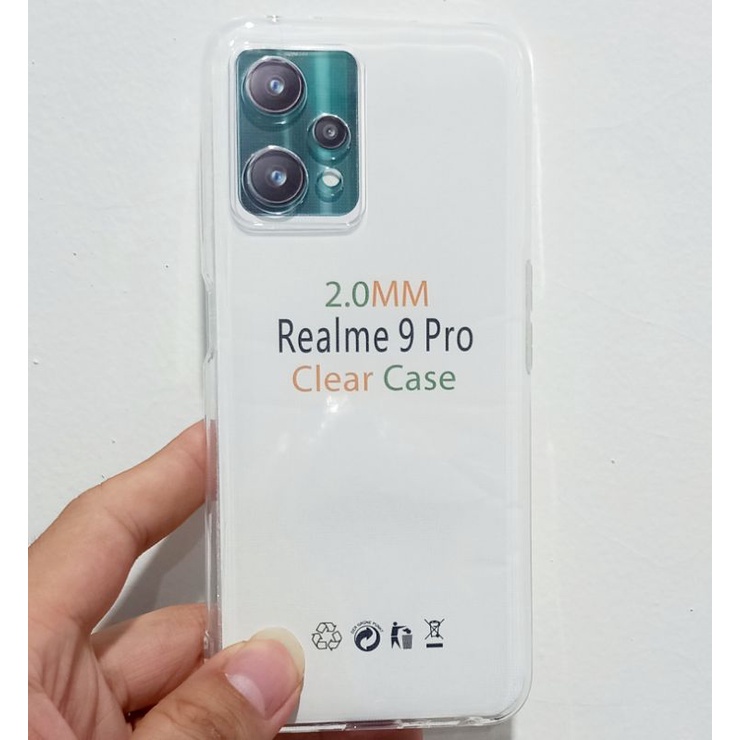 REALME NARZO 50A 50i 9 PRO 9 4G 9 PRO PLUS CLEAR HD 2.0 CASING SOFTCASE SILIKON BENING BAHAN TEBAL ANTI JAMUR