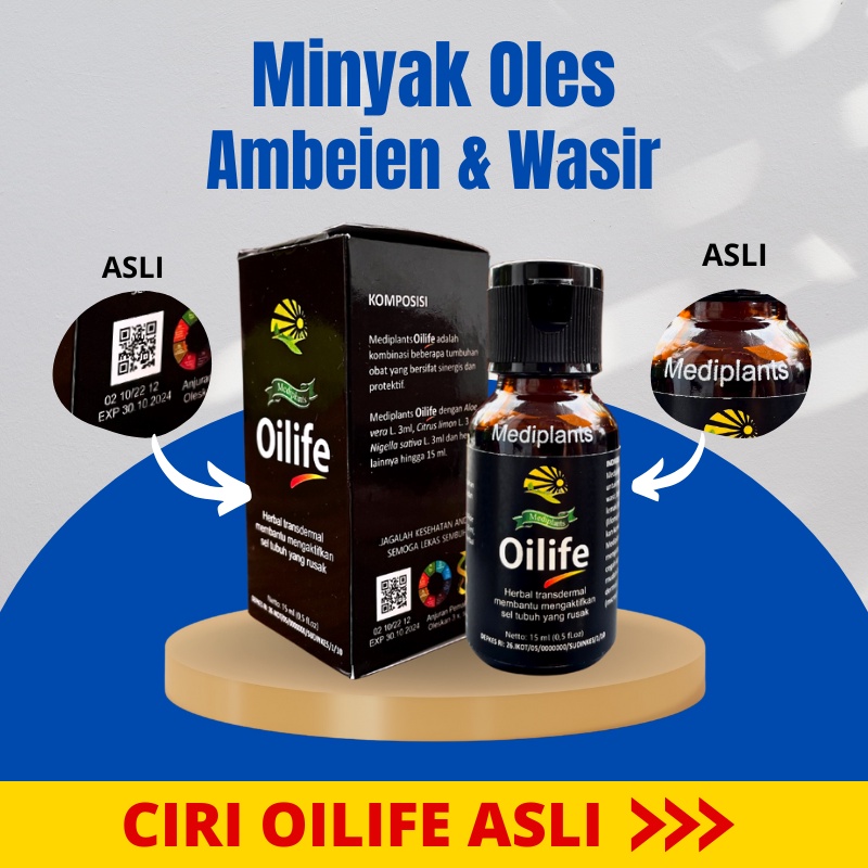 OILIFE Obat Herbal Ambeien / Obat Herbal Wasir