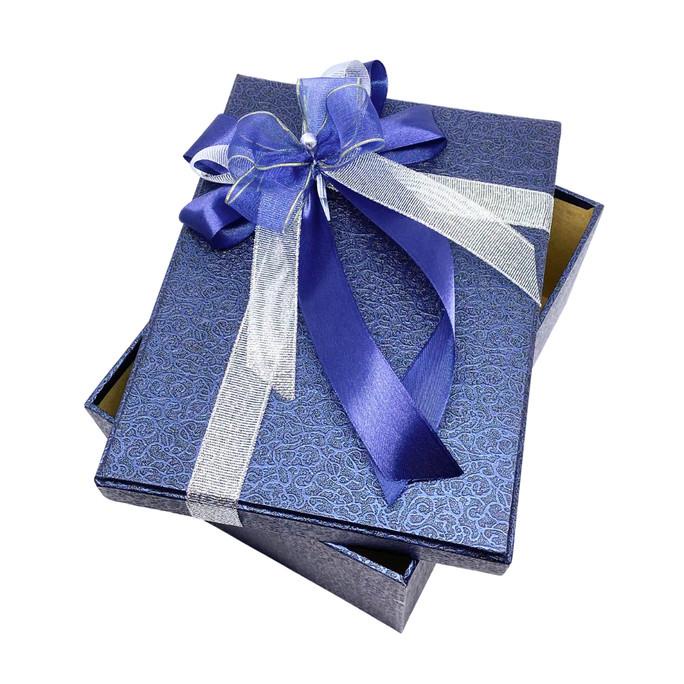 

[COD] Kotak Kado Gift Box 20x15 cm Tinggi 10 cm - Warna Biru Navy [COD]