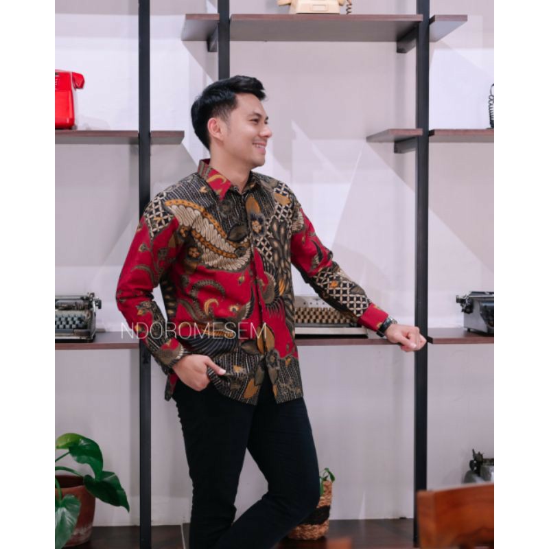 BATIK EXCLUSIVE PREMIUM kemeja batik pria lengan panjang terbaru ORIGINAL