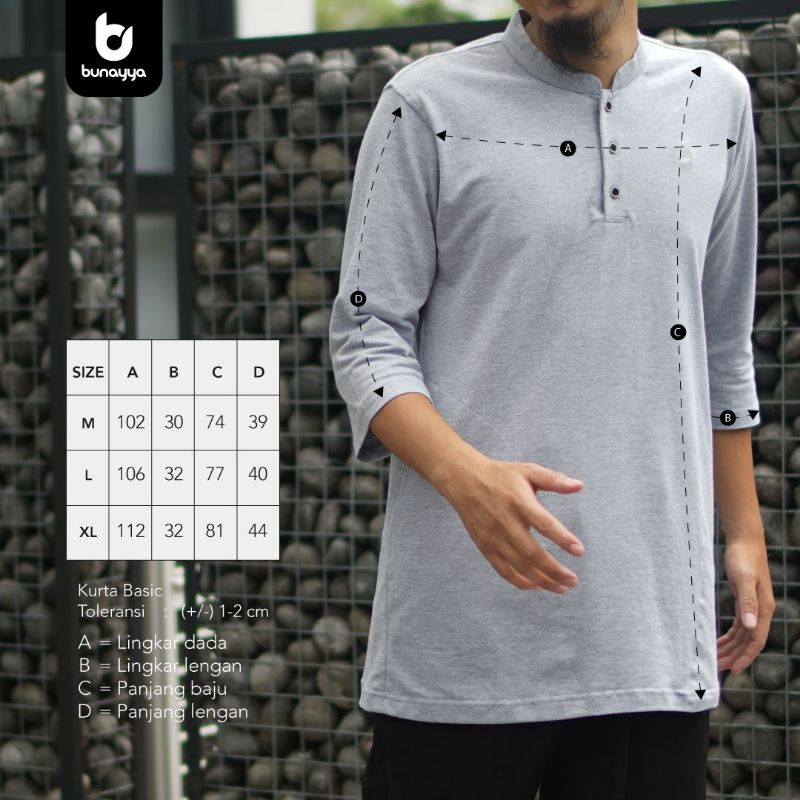 kurta basic bunayya sunnah clothing