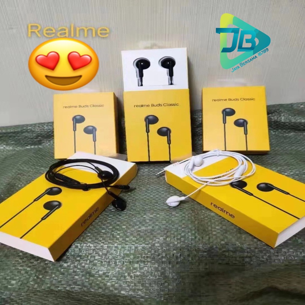 BM061 Headset Hf earphone realme BUDS Classic ORIGINAL SUPERBASS realme 5 C20 C21y c25 C2 C3 C11 JB4863