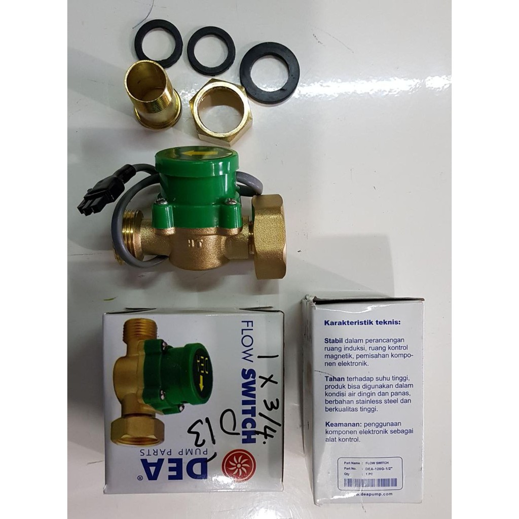 DAE 1 x 3/4 Otomatis Pompa Booster Water Flow Switch skls san ei york