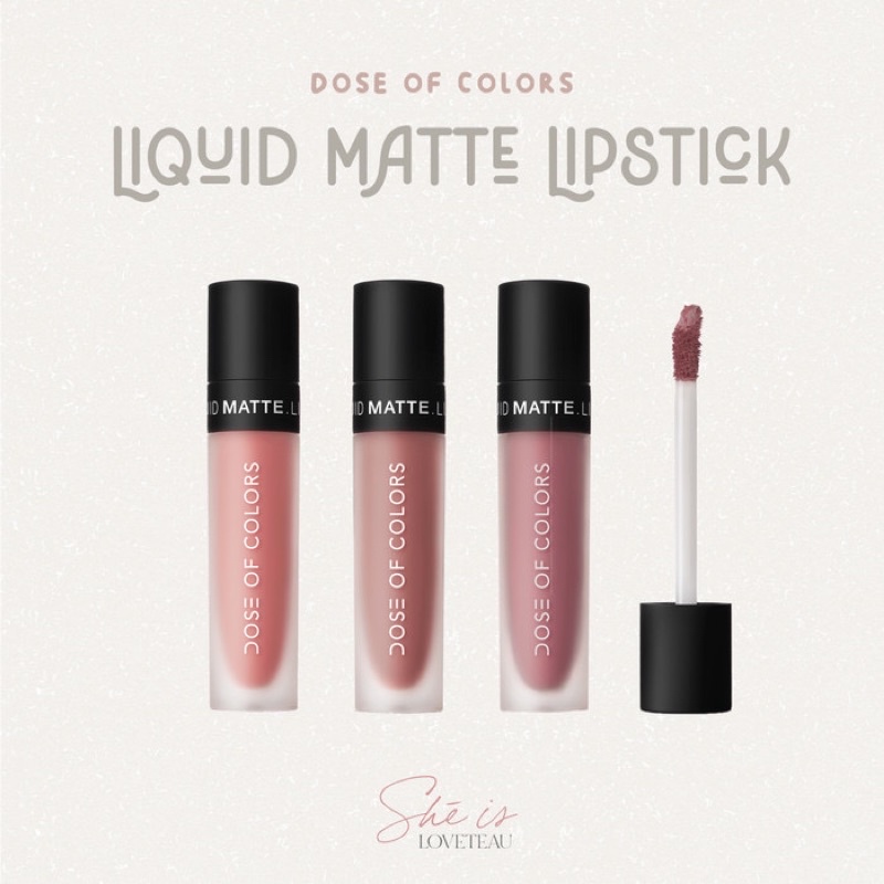 DOSE OF COLORS Matte Liquid Lipstick