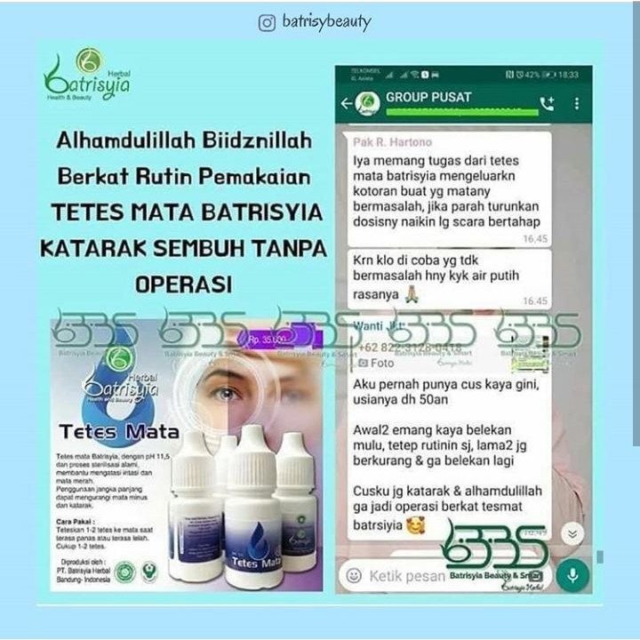 Obat Tetes Mata Batrisyia Herbal