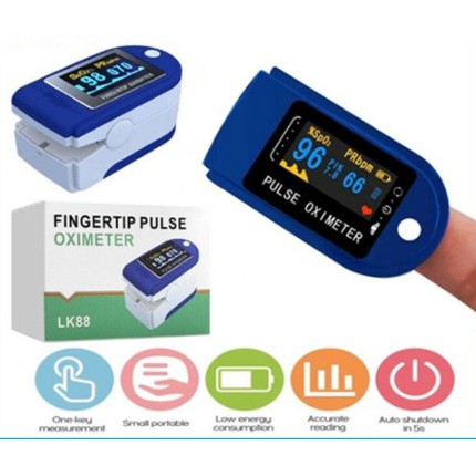 [MH] Oximeter LK88 Fingertip Pulse Oxymeter Lk-88 Alat Ukur Kadar Oksigen Detak Jantung Oksimeter spO2