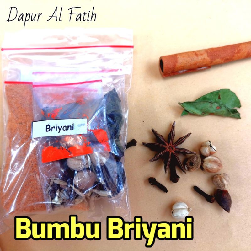 

Bumbu Nasi Biryani instan / Briyani (Lebih Strong daripada Kebuli)