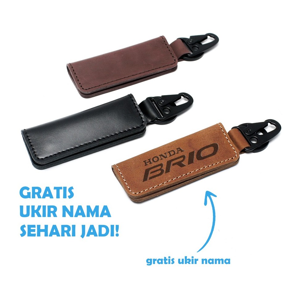 Dompet Stnk Gantungan Kunci Mobil Motor Lipat Dua Slim Free Ukir Nama Dan Logo Kendaraan Anda