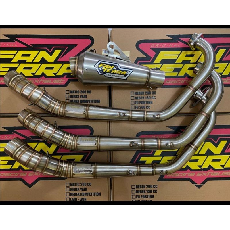 Knalpot Fu Std Wungkul 147cc - Fu Porting 155cc Fanterra Racing Exhaust