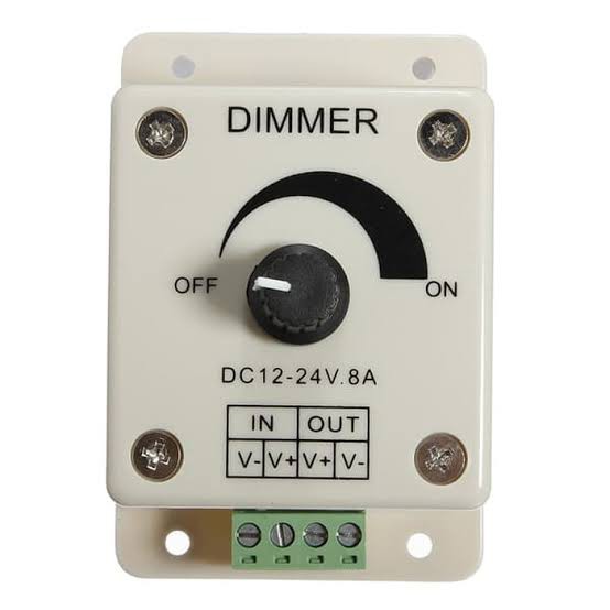 DIMMER LED DC 12V 24V 8A PEREDUP LAMPU ADJUSTABLE CONTROL