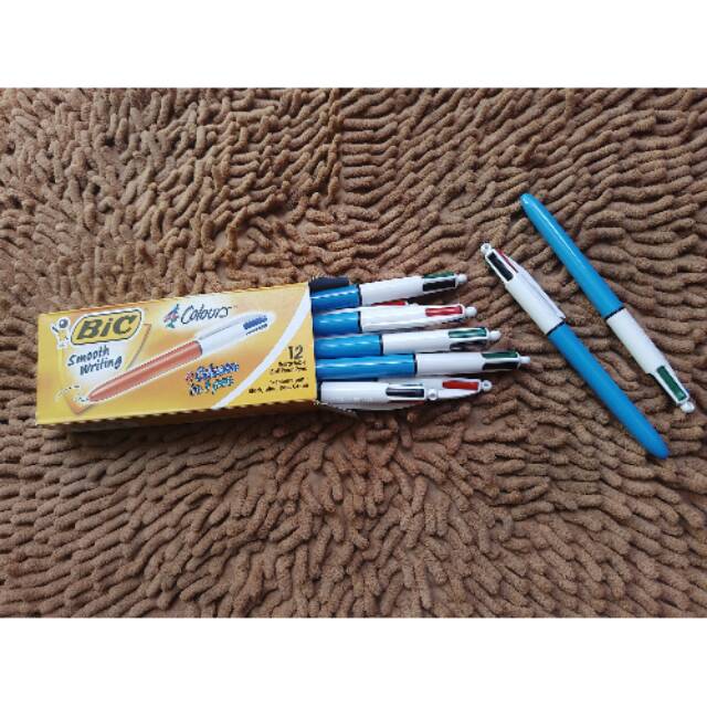 Pulpen Bic 4 Warna