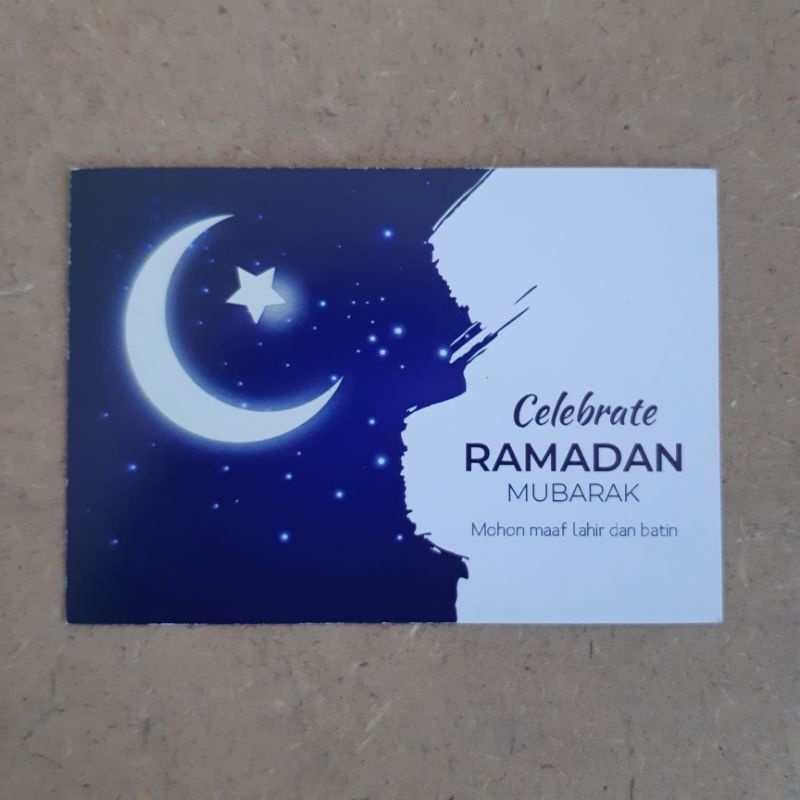 tambahan kartu ucapan ramadhan kareem minal aidin eid mubarak lebaran