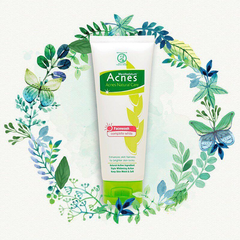 Acnes Natural Care Complete White Face Wash