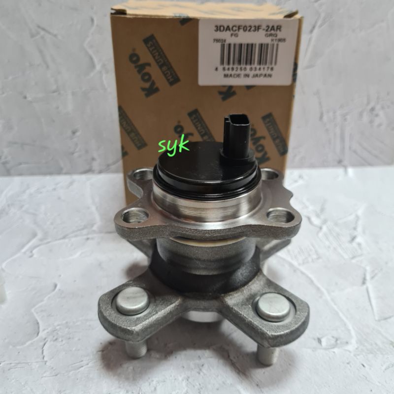 BEARING RODA BELAKANG AGYA SENSOR ABS 3DACF023F-2AR KOYO