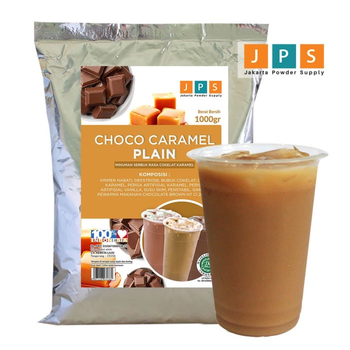 

Lainnya-Minuman-Bubuk- Bubuk Minuman Choco Caramel Plain Powder Jps Tanpa Gula -Bubuk-Minuman-