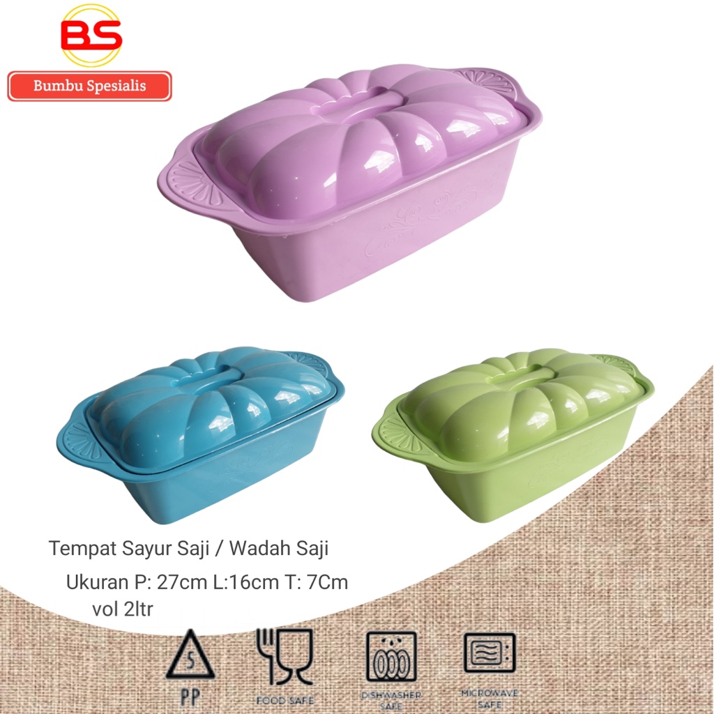 Food Storage /  Tempat Penyimpanan Makanan Penutup Sayuran / Per 12 Pcs / Selusin