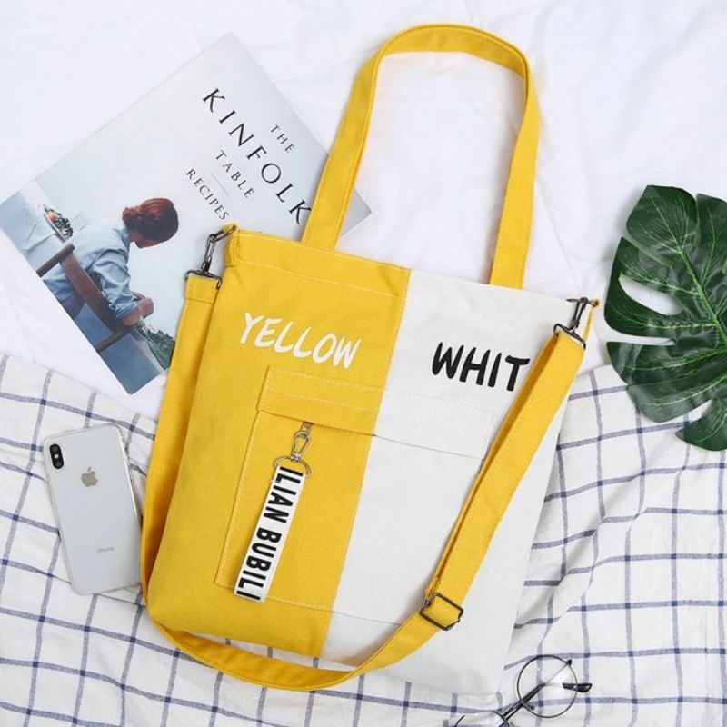 Arifirn Two Tone - Tas Tote Bag Wanita Murah