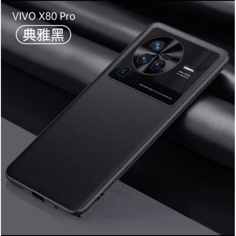 Vivo X80 PRO 5G Soft case leather code metal camera