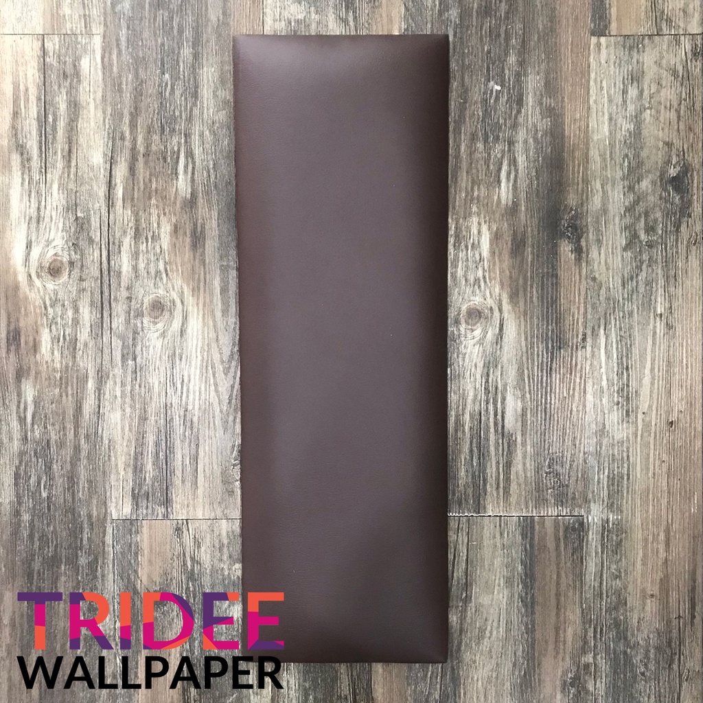 Leather Headboard Wallpanel Sticker | 20x60cm | Panel Kulit Kasur