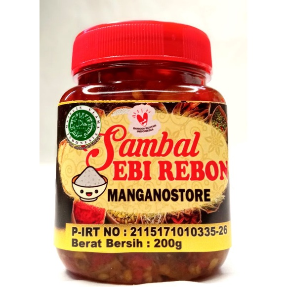 

Manganostore sambal ebi rebon sambal ebi rebon 200gram