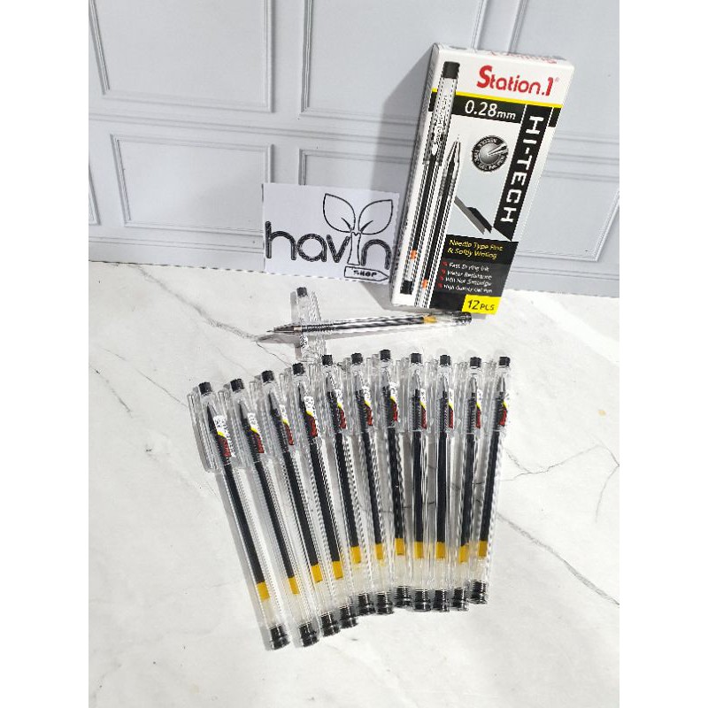 (12pc) pen HI TECH 0.28MM/PEN GEL HITECH HI-TECH-3