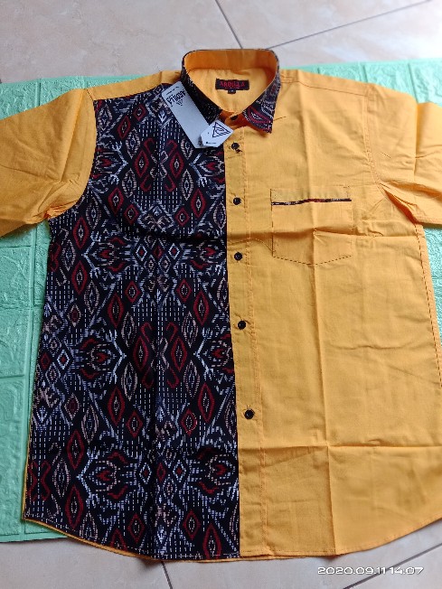 Kemeja Pendek Katun 001