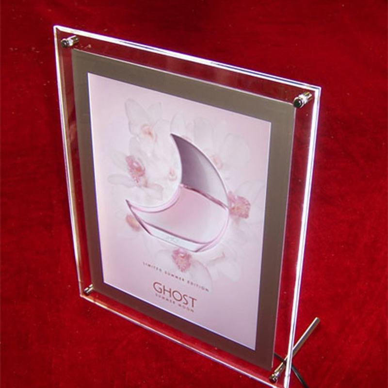 crystal frame led ukuran A3 40X30 CM