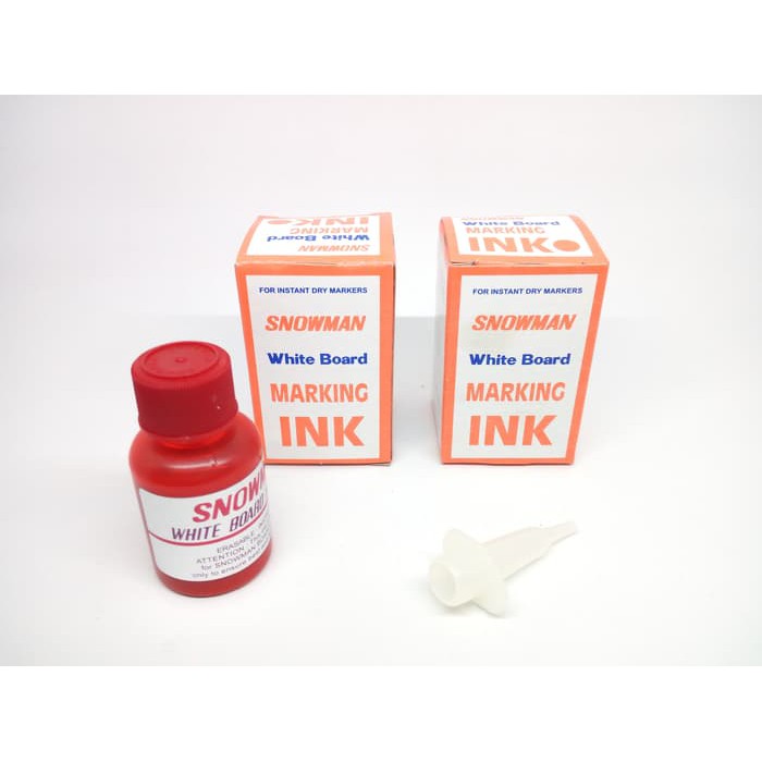 

Refill Spidol Snowman White Board Merah/ Tinta Isi Ulang Spidol
