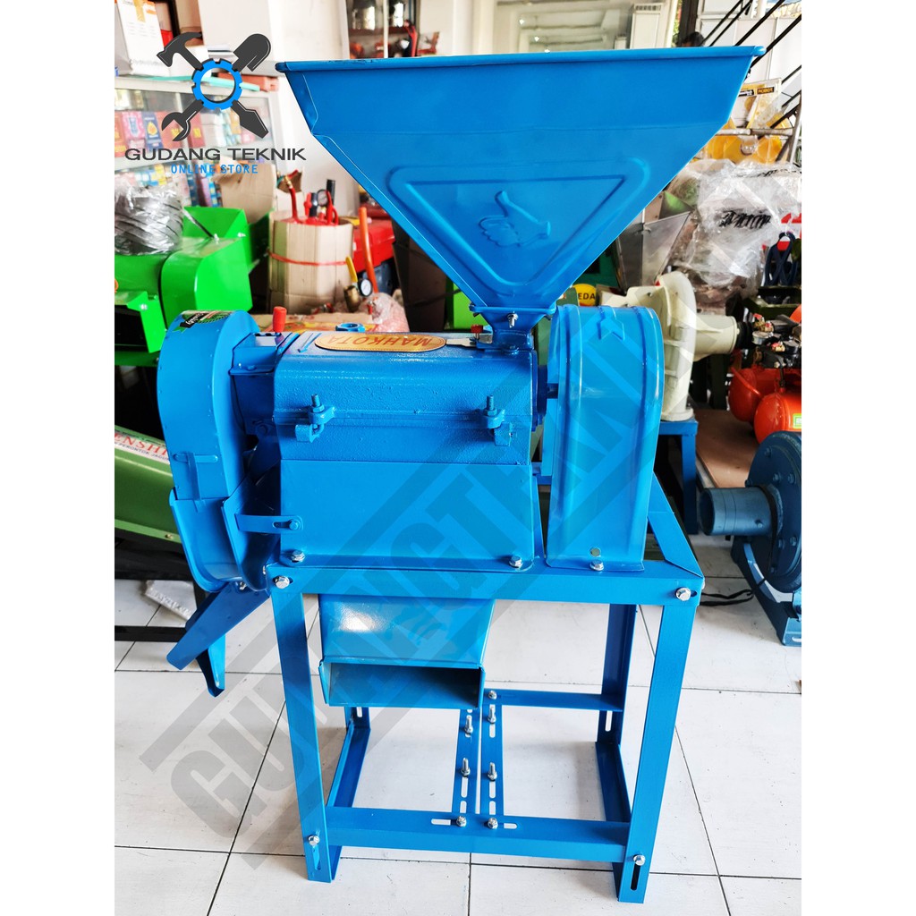 Mesin Penggiling Padi MAHKOTA KD350 KD450 NEW / Rice Polisher Beras Kebi Mini KD 350 450 - Mesin Giling Poles Slep Padi MAHKOTA