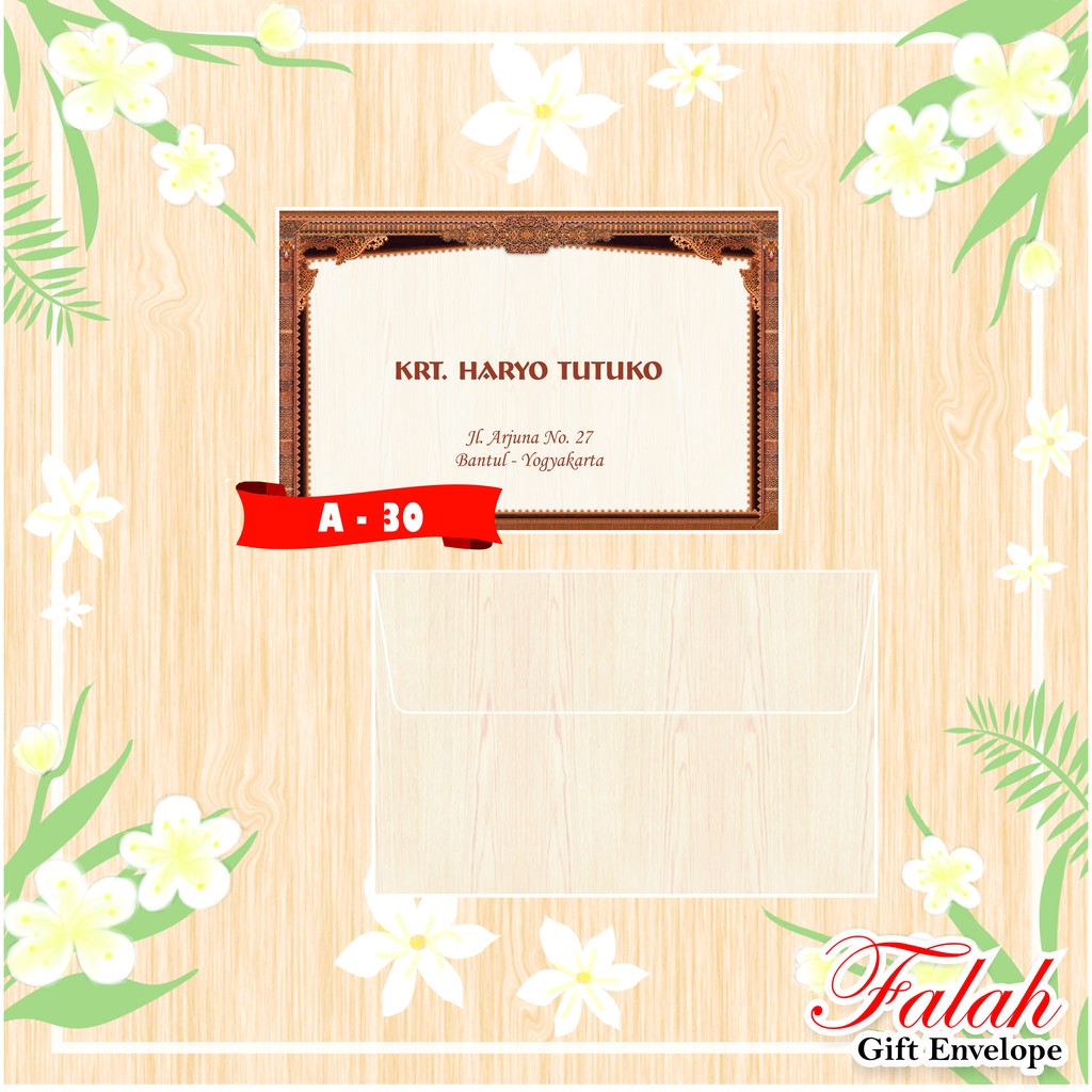 

Amplop Falah Motif A-30 Isi 50 Lembar Tanpa Tulisan
