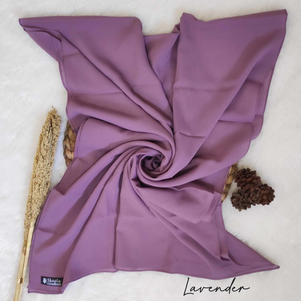 HIJAB PASHMINA DIAMOND ITALIANO 180x75 JAHIT TEPI, JILBAB PASHMINA, PASMINA DIAMOND-Lavender
