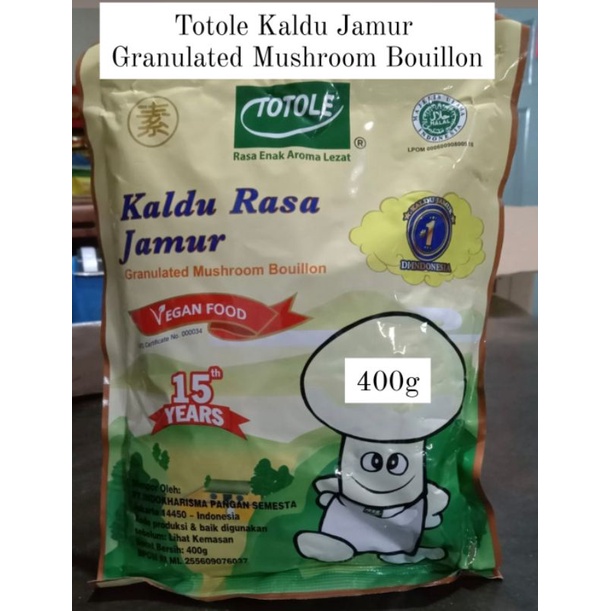 

400G TOTOLE PENYEDAP RASA JAMUR BESAR MOKOCENG MOKO CENG KALDU RASA JAMUR MUSHROOM BOUILLON 400GR