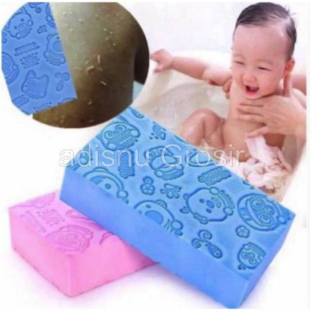 Sponge Mandi Spons Pengangkat Daki Untuk Bayi dan Dewasa Lembut