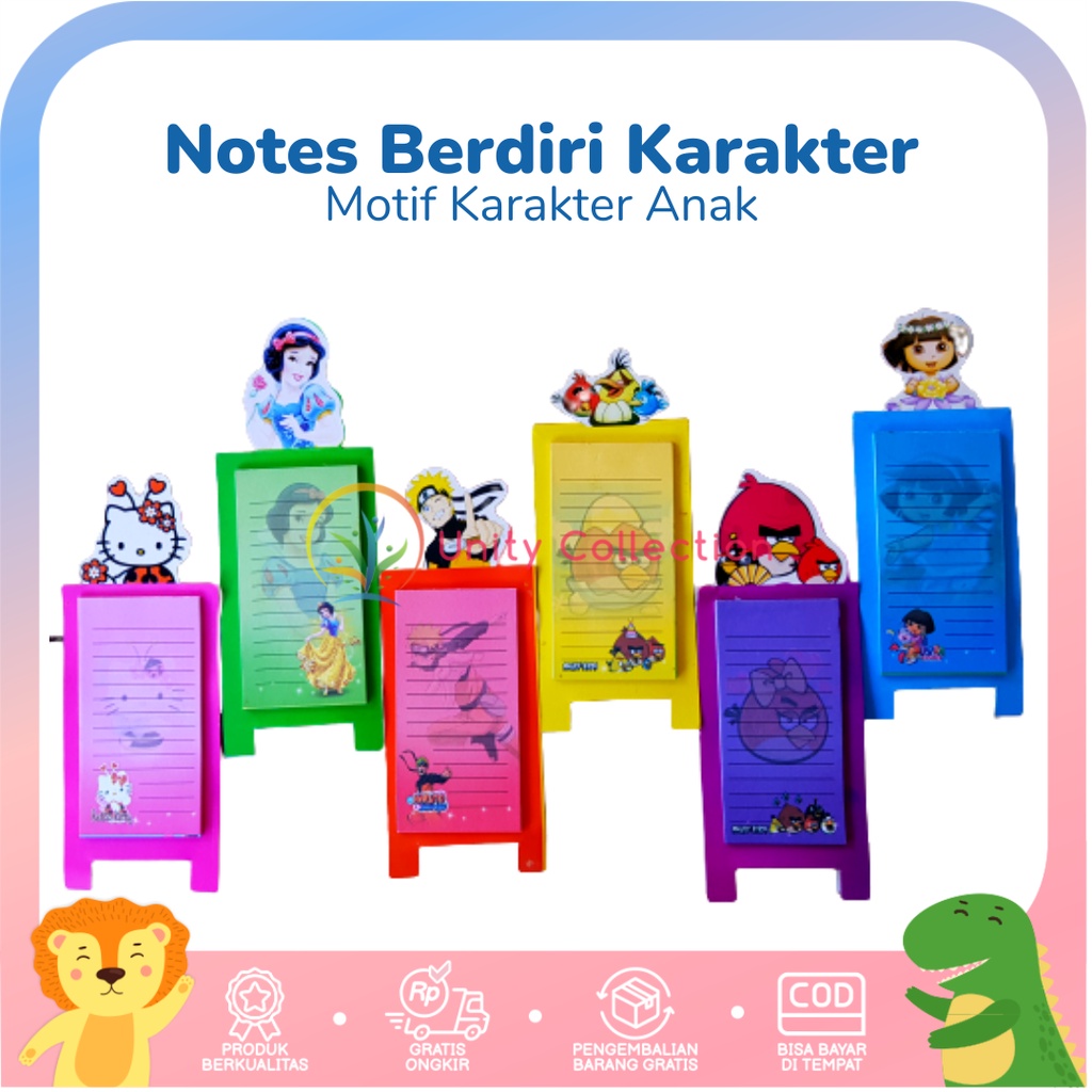 

Notes Berdiri - Motif Karakter Anak-Anak