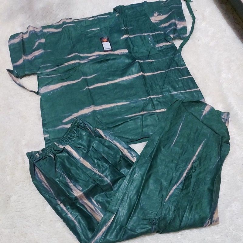 ONE SET PIYAMA CP TIEDYE WANITA / SET PAJAMAS TIE DYE CELANA PANJANG (etalase1)-Motif 35