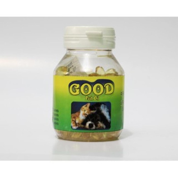 Minyak Ikan/FISH OIL untuk Anjing dan Kucing isi 100 pcs