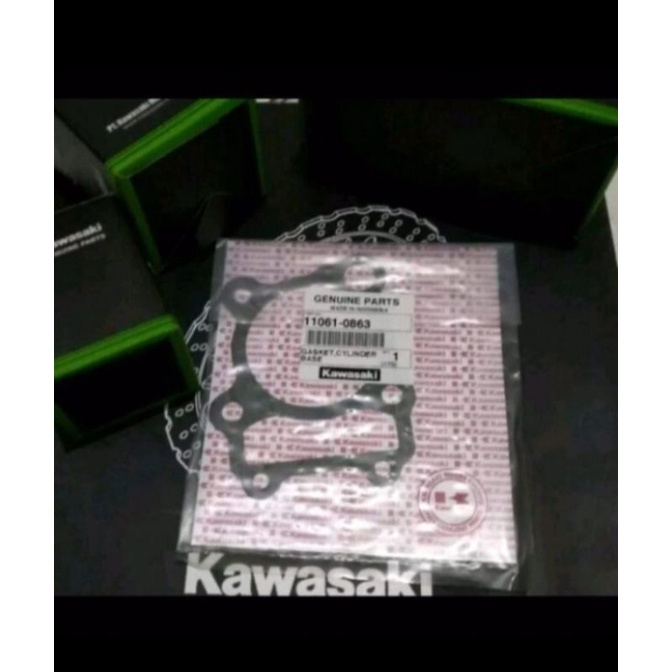 paking blok bawah paking blok seher paking blok piston KLX 150 dt