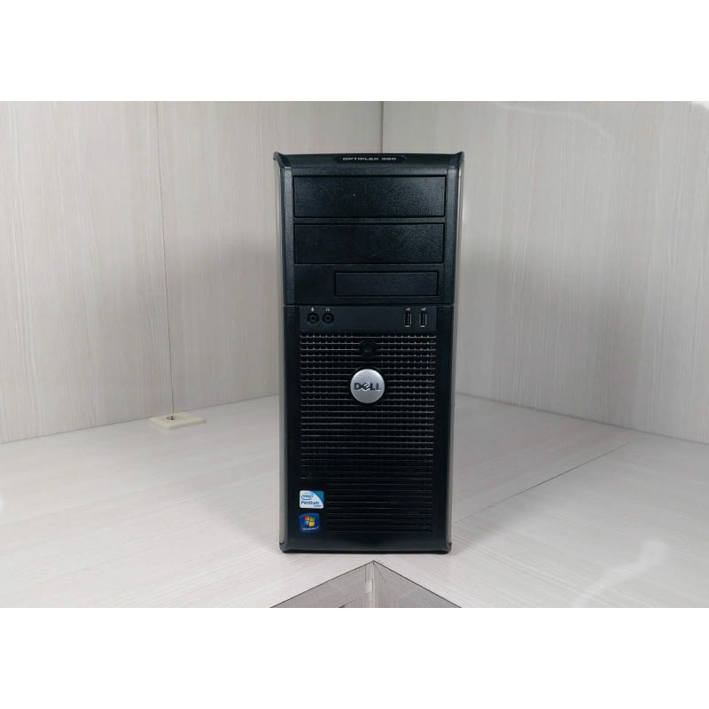 Pc Dell Optiplex 380 Tower  Dual Core E5800 Ram 2GB DDR3 HDR160 GB Bergaransi