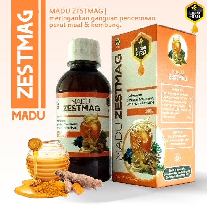 

Madu Zestmag Zest Mag Obat Herbal Gerd Maag Kronis