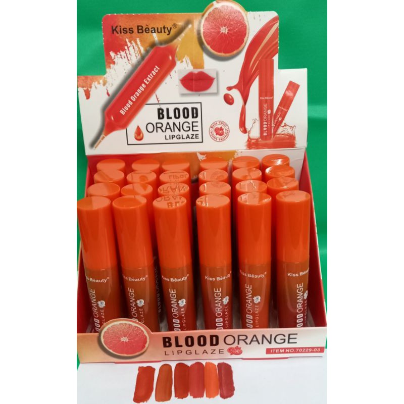 [ECER-1PC] LIP GLOSS KISS BEAUTY LIP MATTE NUDE TAHAN LAMA