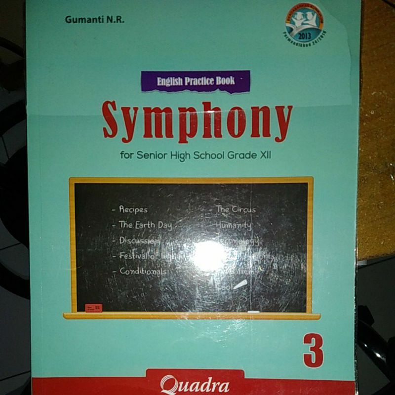 

ENGLISH SYMPHONY QUADRA KELAS 12
