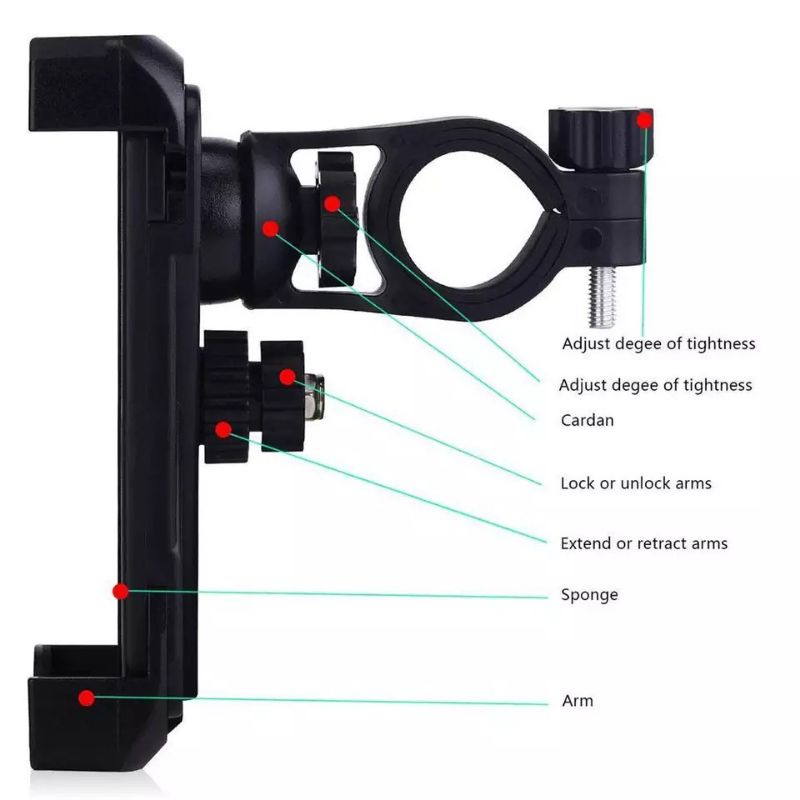 Holder hp Sepeda Dudukan Stang