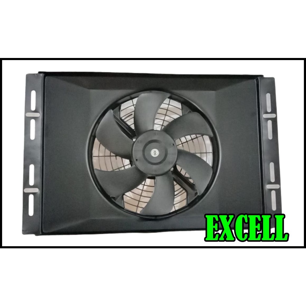 Extra Ekstra Fan Kipas Condensor Kondensor 14x23 Single Assy Universal Elf Minibus L 10 Inch 12v 24V