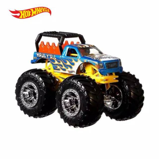 Hot Wheels Monster  Trucks  HAUL Y ALL skala 1 64 Mainan  