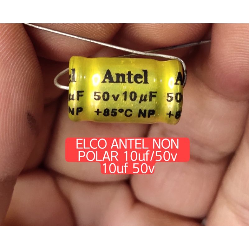 ELCO ANTEL NON POLAR 10uf/50v 10uf 50v