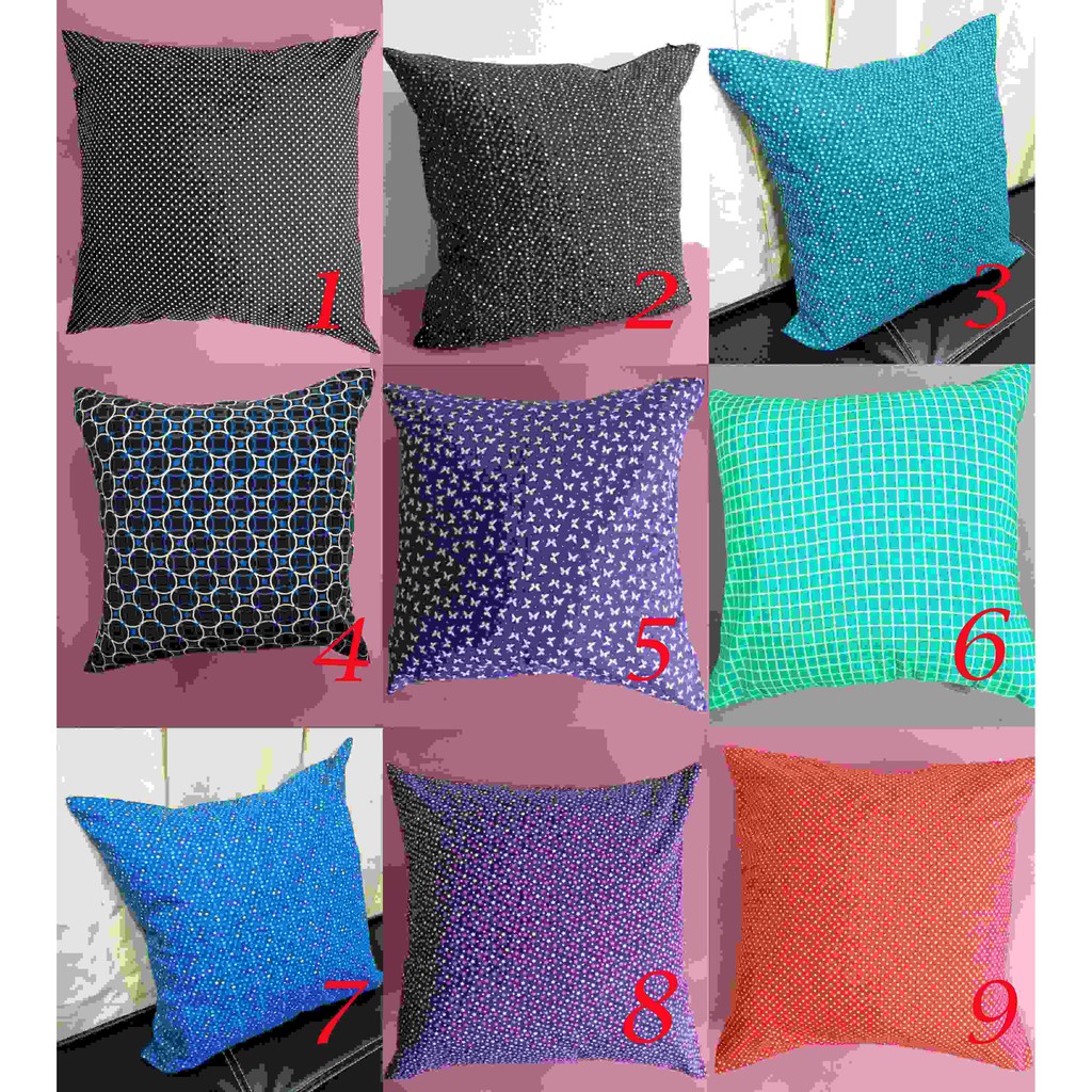 Sarung Bantal Sofa 40x40 / Bantal Sofa / Sarung Bantal Murah