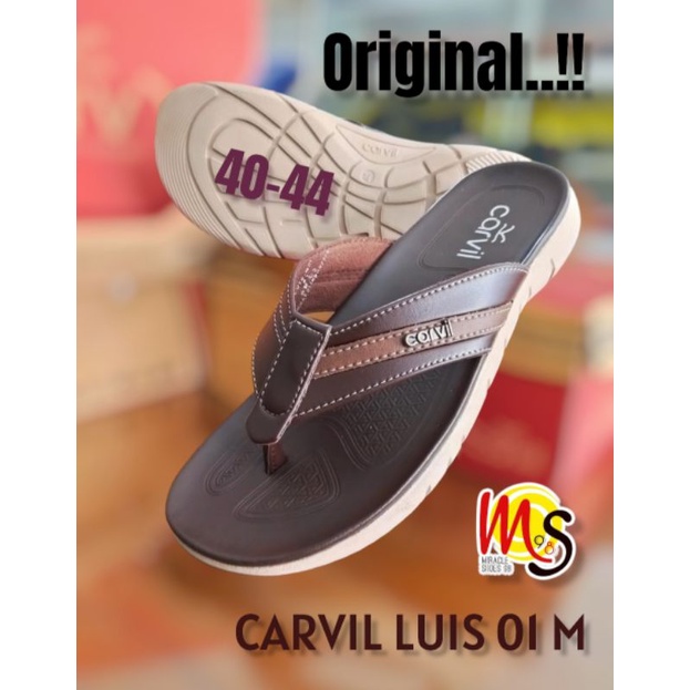 sandal japit cowok CARVIL LUIS 01M Size 40-44