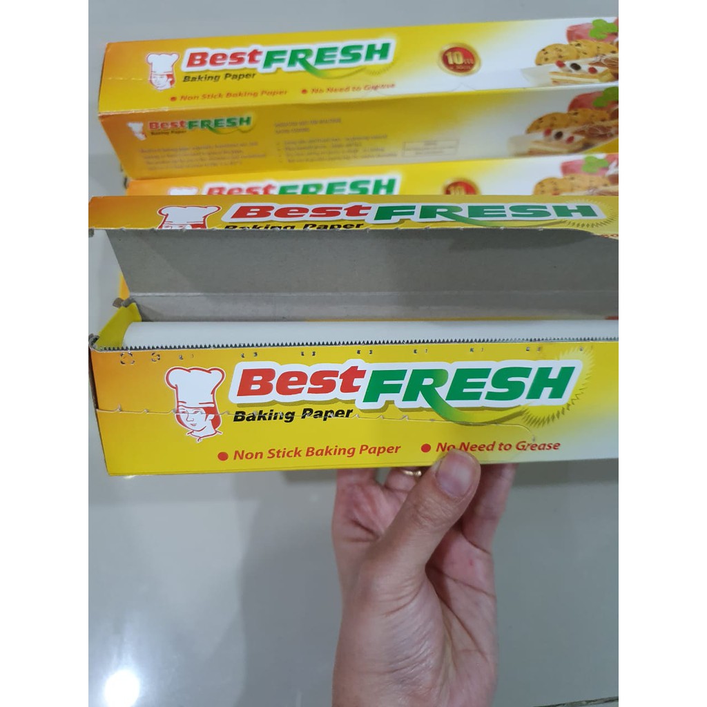 baking paper lokal bake best fresh kertas kue roti alas loyang 10 meter